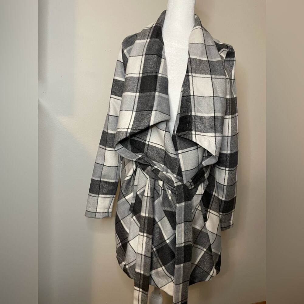 MATILDA JANE CHECK IT TWICE PLAID COAT Size XS